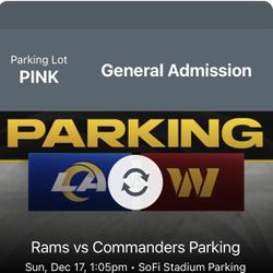 ticketmaster commanders parking