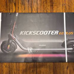 Segway Ninebot E2 Plus Electric KickScooter- 300W Brushless Motor