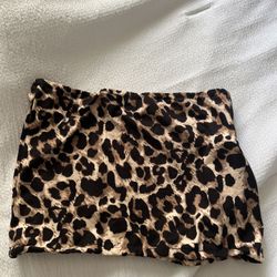 cheetah tube top
