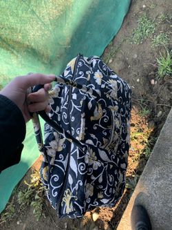 Vera Bradley Yellow Bird Travel Tote Bag 