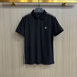 Prada Black Polo Shirt Of Men 