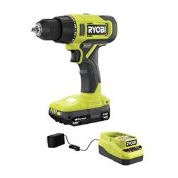 RYOBI ONE+ 18V Cordless 1/2 in. Drill/ Driver Kit with (1) 1.5 Ah Battery and Charger