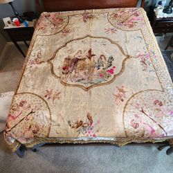 Vintage Italian Bedpread Or Couch Cover 
