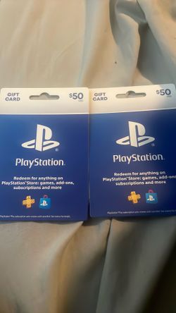 $50 PlayStation Card Buy 1 Get 1 Free Deal