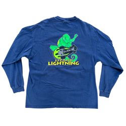 Vintage Sobe Lizard Lightning Skateboard Shirt Size XL