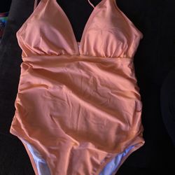 Orange Bathing Suit