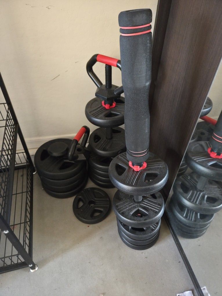 FREE! exercise weights