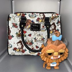 Beauty & The Beast Tattoo Print Loungefly + Funko Pop Collection