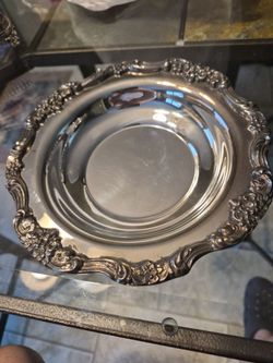 Lancaster Rose Vintage Silverplate Serving Dish