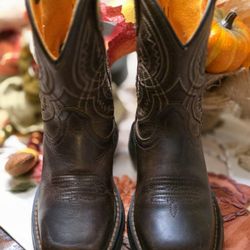 Ariat WorkHog XT Coil Kids Western Boots - Brown - Size 11 