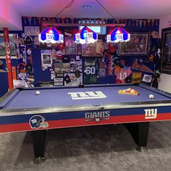 Amazing Giants Theme Genuine Slate Pool Table 