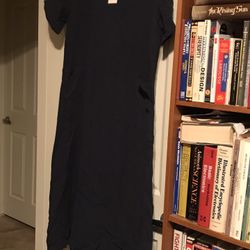 Sudetenland XL Blue With Pocket Dress Nwt