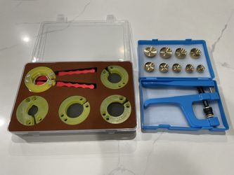 Watch Repair Bezel Ring Opener Removal Tool Kit.  (Used Once)-Watch Glass Press Tool.  SOLD TOGETHER ONLY.