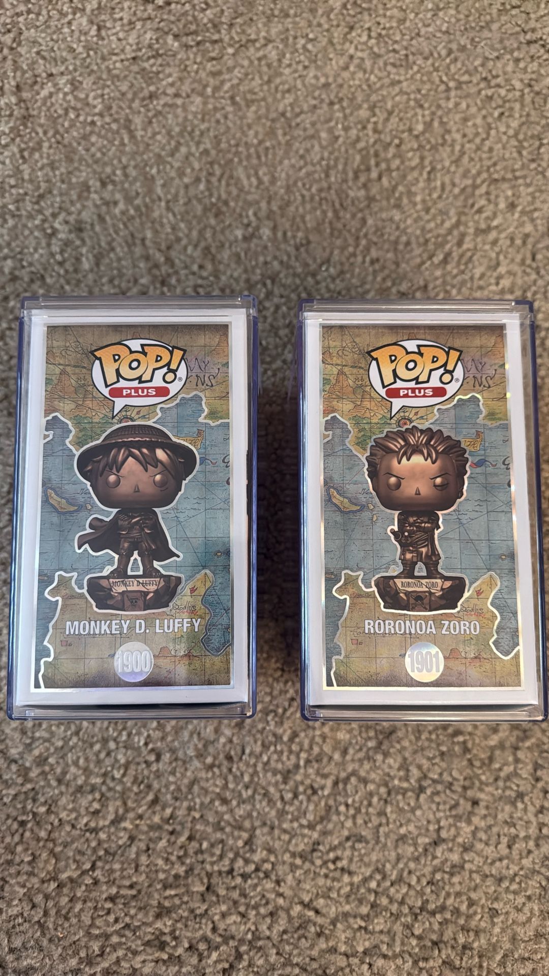 Monkey D. Luffy And Zoro Bronze Statue Funko