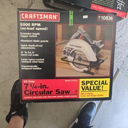 CRAFTSMAN 12 -Amp 7-1/4-in Circular saw