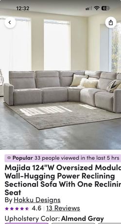 Light Gray Modular sectional