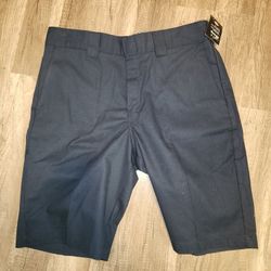 Dickies Blue Long  Shorts Men's 34 Waist