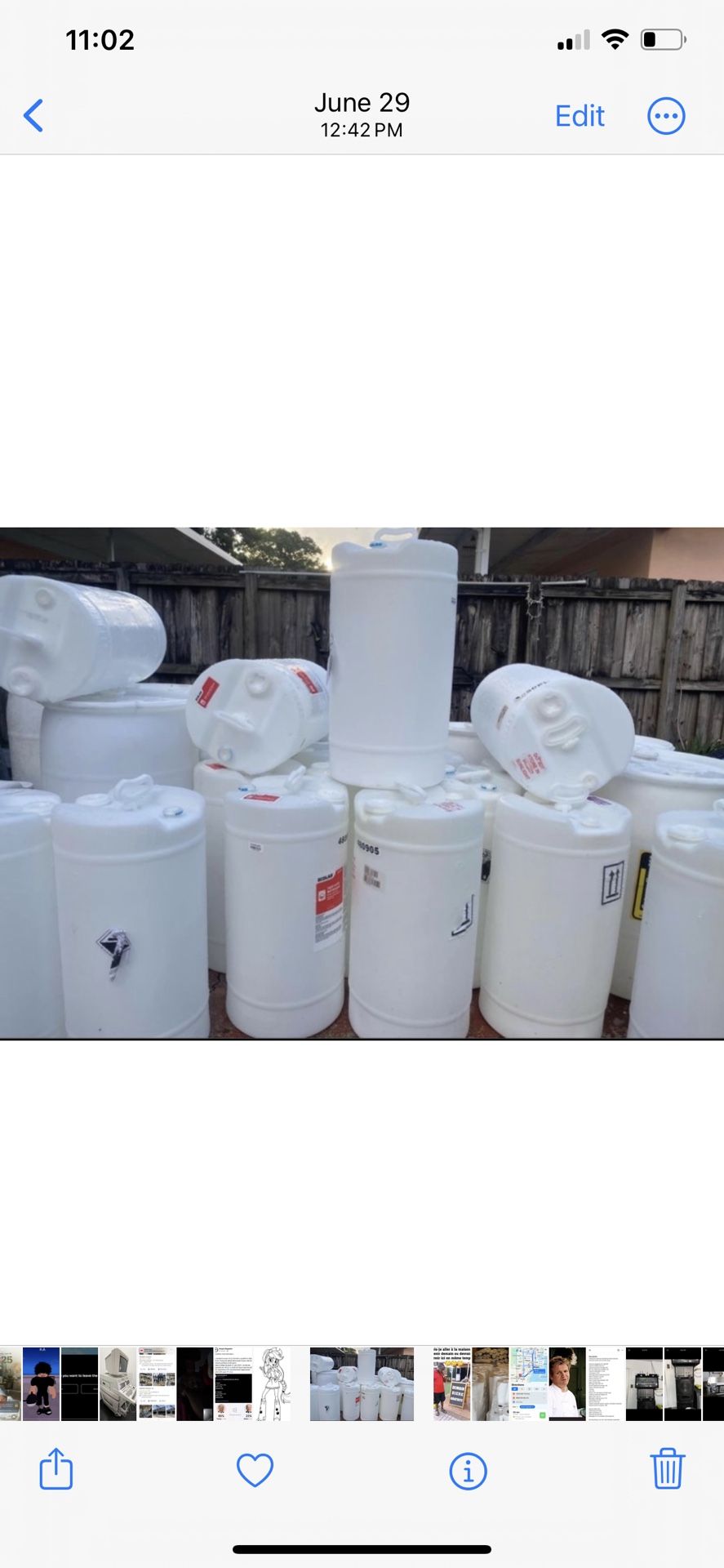 15 Gallons Tank For Water 💦 For Gas ⛽️