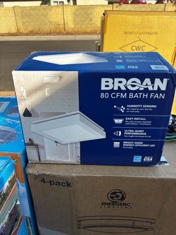 BREAN 80 CFM BATH FAN HUMIDITY SENSING