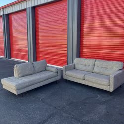 McM Beige Sectional Sofa Set 