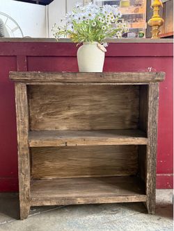 Wood bookshelf