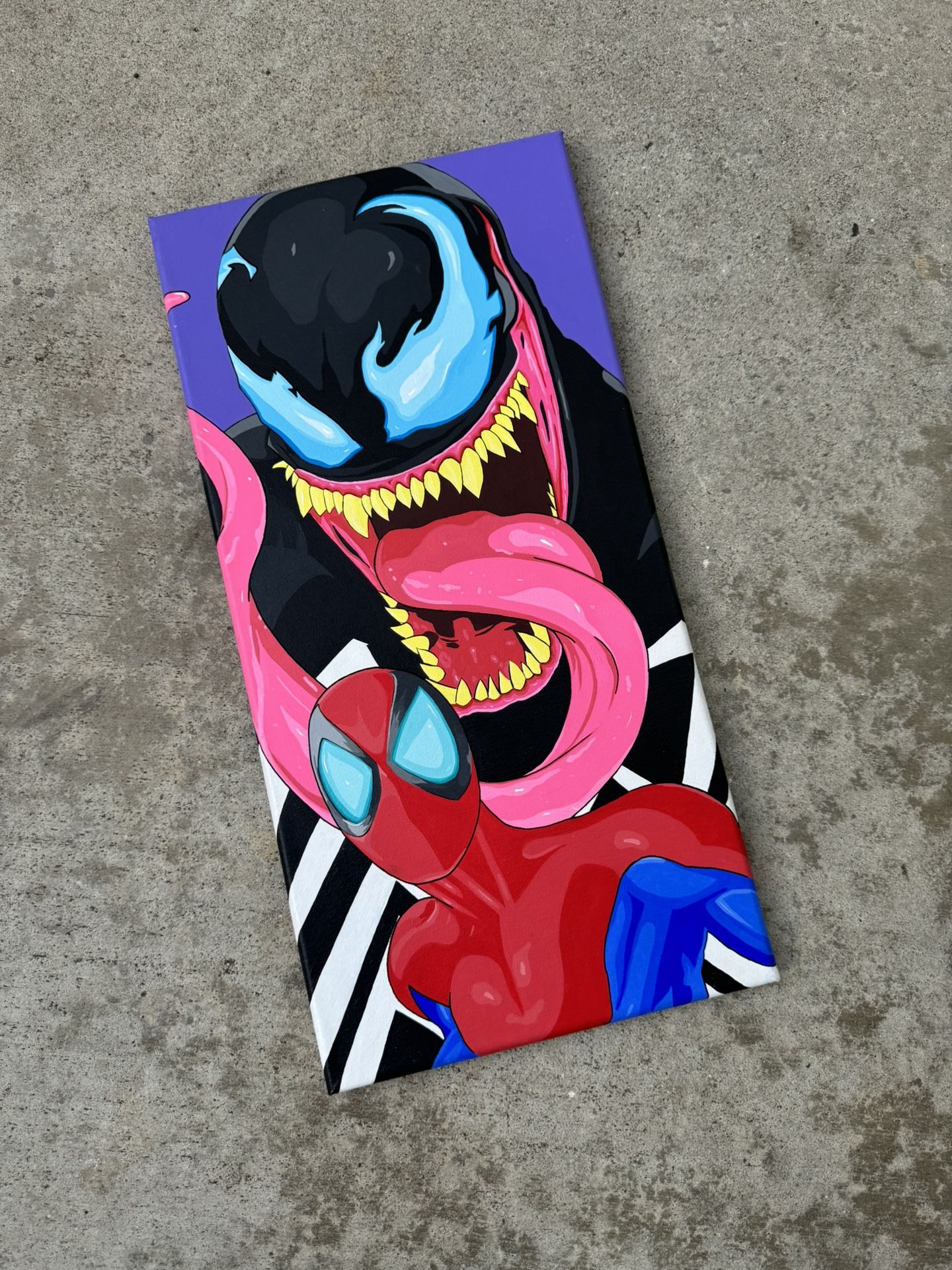Spider-Man x Venom Hand Painting