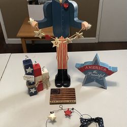 JULY 4TH AMERICANA DECOR 