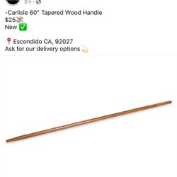 Tapered Wood Handle