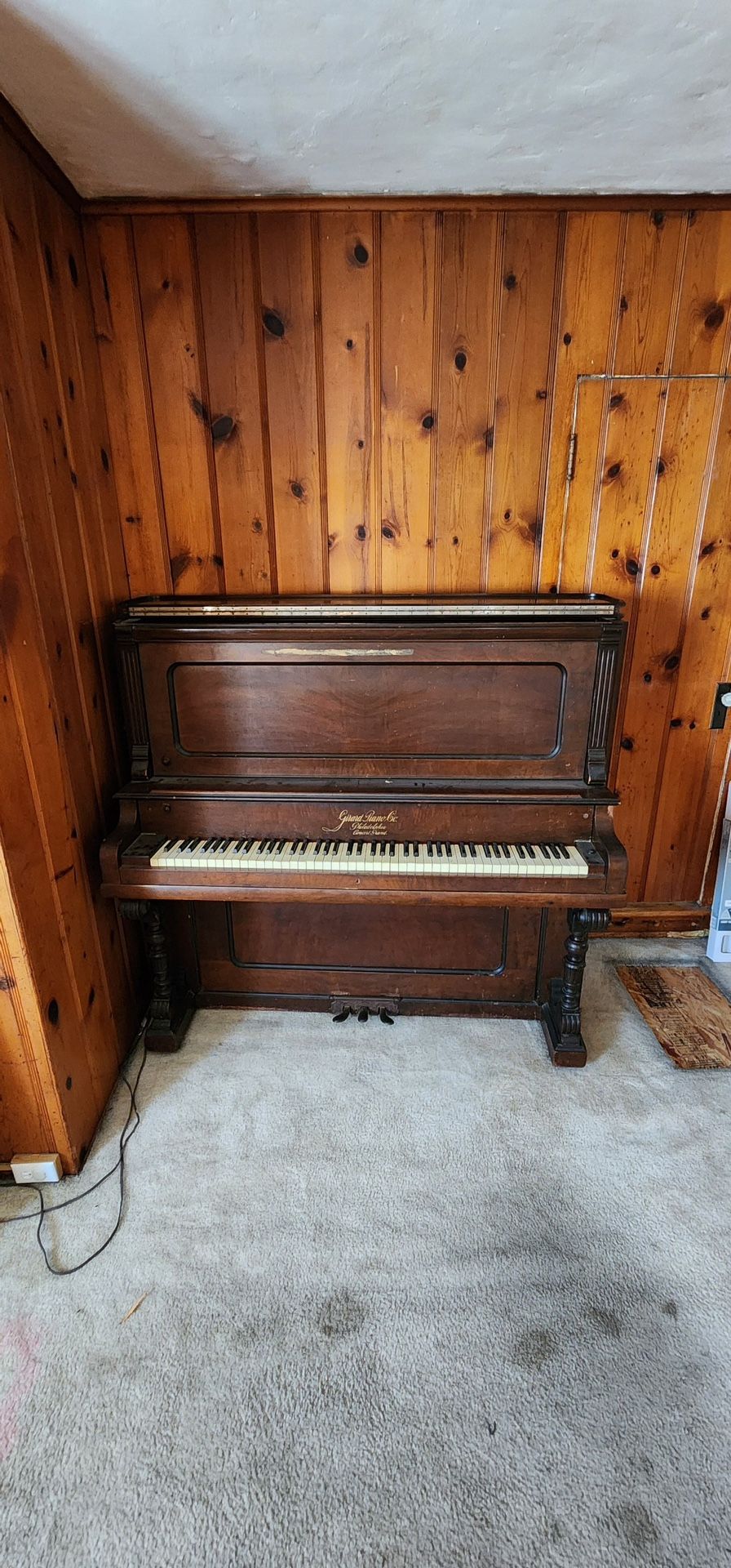 Girard Piano Co Philadelphia Concert Grand