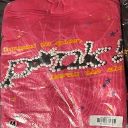 Spider Hoodie - Pink