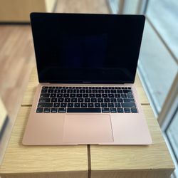 MacBook Air 13” Rose Gold 8GB 128GB 1 Year Onsite Warranty Microsoft Office 