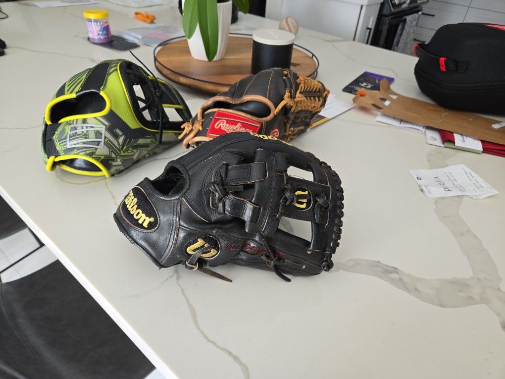 Wilson A2000 Glove Pro-Stock Kip Model K1787 11.34 Inches