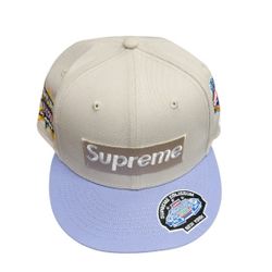 Supreme Championships Box Logo New Era 'Stone' Size 7 1/8