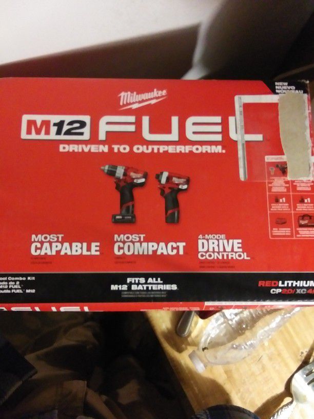 M12 Fuel Hammer Drill And Impact Drill Combo Kit