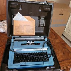 Blue Type Writer