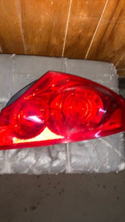 G37 tail light