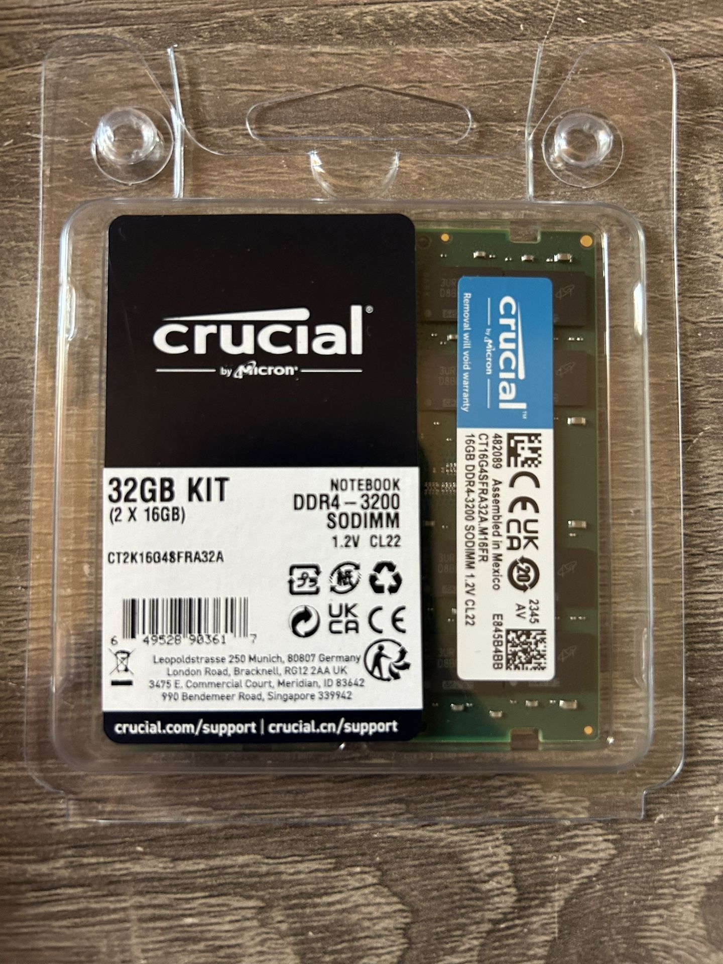 Crucial 2x16gb Ram Kit