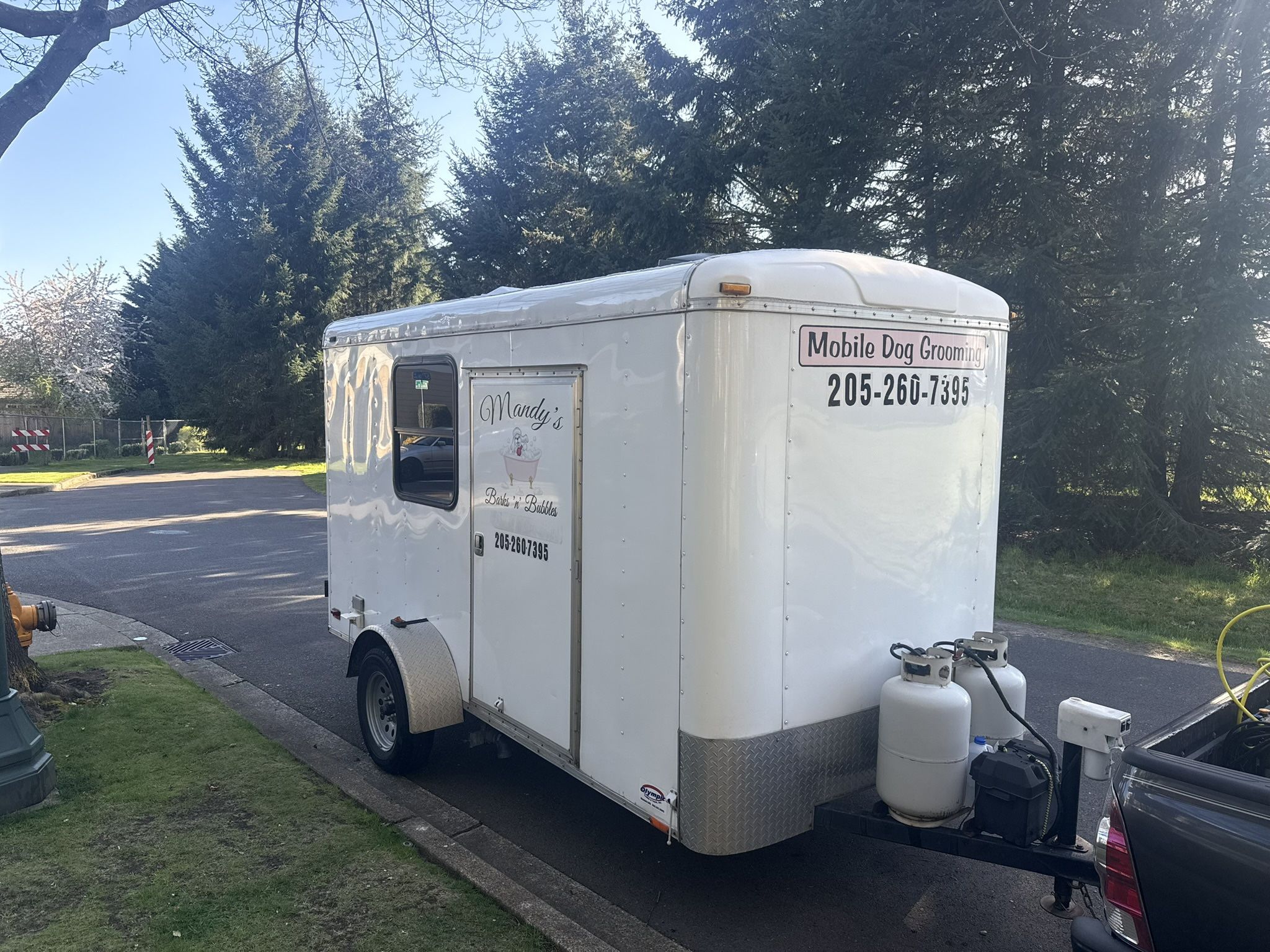 Mobile grooming trailer