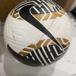 Nike Academy Soccer Ball Size 5 Gold Black
