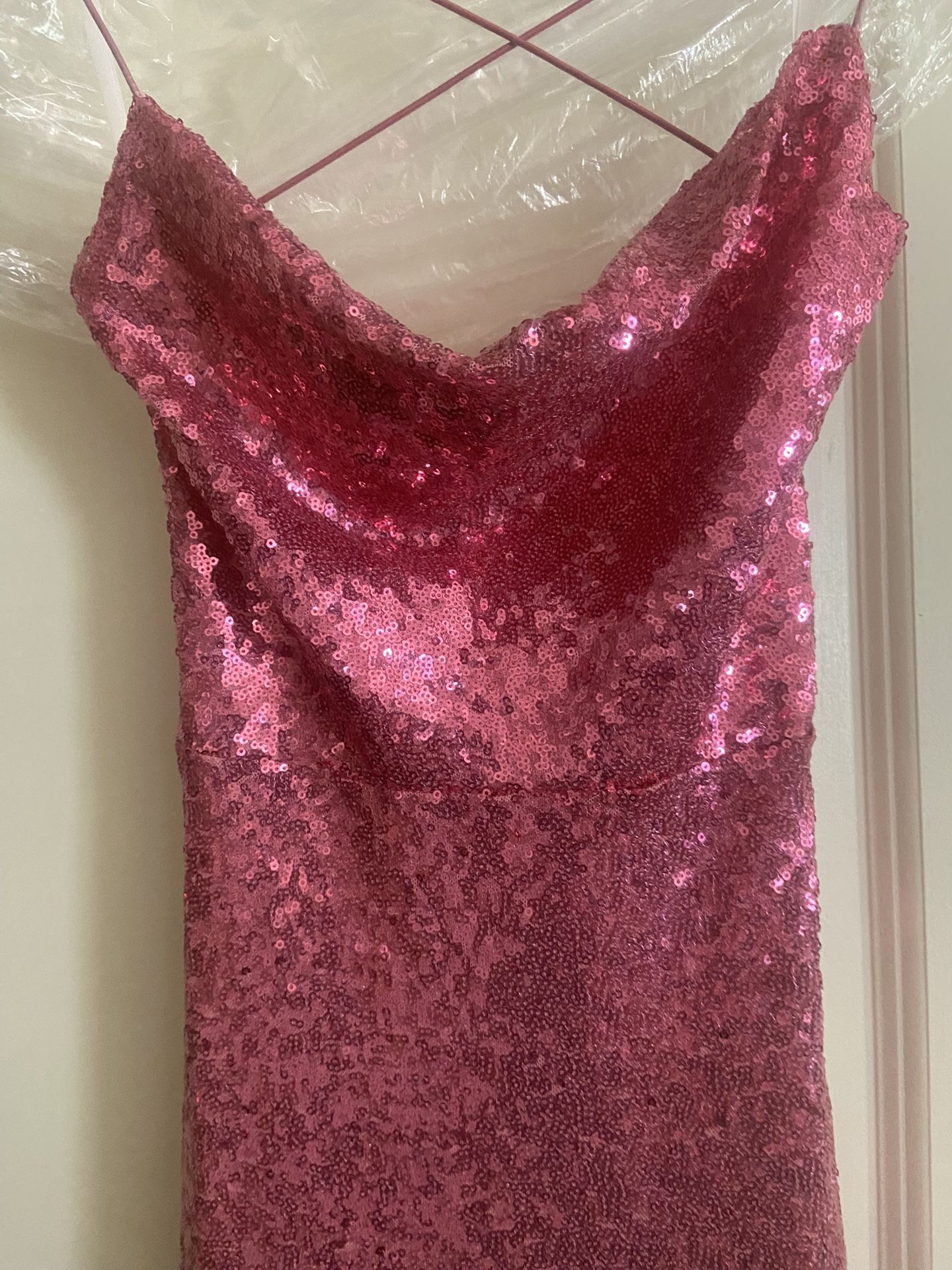 Pink Sequin Dress