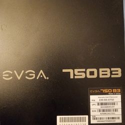 EVGA 750w B3 80 Power Supply