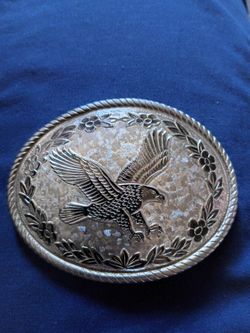 Silver Plated Belt Buckle
