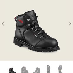 SIZE 8 RED WING THE TRUWEL WATERPROOF LEATHER SAFETY TOE BOOTS BRAND NEW