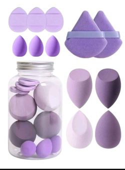 12pk Purple Blending Sponges W/ Jar🟣💜