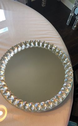 Large Mirror and crystal rolling tray stunning