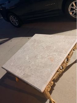 Large marble coffee table
