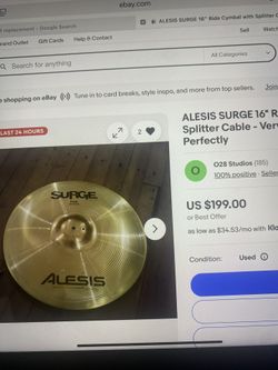 Electric Drum Cymbals