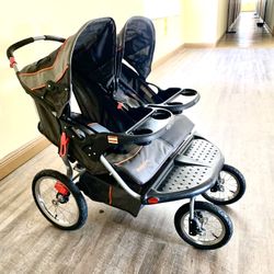 2 Cradle, Baby Stroller Can Hold 2 Toddlers 