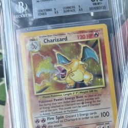 1999 Charizard Bgs 8.5 Clean