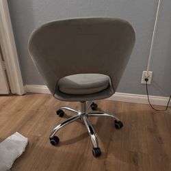 Gray desk chair